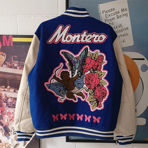 Nuova Collezione 2026: Giacca Varsity Unisex Vintage con Ricami, Cappotto Baseball Invernale con Pelliccia, Streetwear per Uso Quotidiano e Feste - Product Image 3