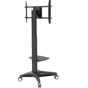 Nouveaux chariots de télévision mis à jour <span class=keywords><strong>9O</strong></span> degrés écran horizontal et vertical support de télévision mobile pivotant adapté pour 32-70 pouces - Product Image 6