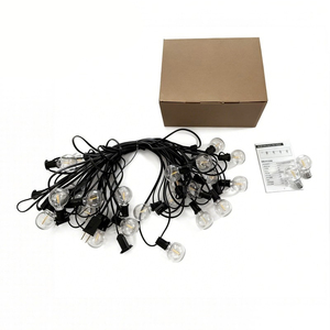 <span class=keywords><strong>Guirlande</strong></span> lumineuse <span class=keywords><strong>LED</strong></span> G40 d'extérieur étanche avec télécommande, <span class=keywords><strong>micro</strong></span> ampoules pour décoration de jardin et de mariage - Product Image 3