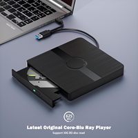 Drive Blu-ray Eksternal BD-Combo Portabel BD DVD CD RW Burner USB 3.0 Tipe-C Drive Optik untuk Laptop Windows
