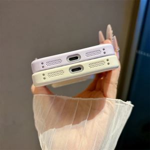 เคสโทรศัพท์มือถือลายคลื่นแม่เหล็กสีนีออนแฟชั่น สำหรับ iPhone 18 17 16 15 Pro Max Dopa Mine  แบบด้าน ป้องกันการกระแทก - Product Image 4