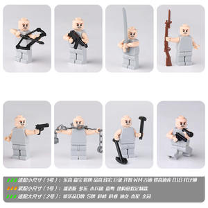 19 couleurs en gros blocs de construction briques en plastique urbain ville étoile Figure bras et main jouet ensemble <span class=keywords><strong>guerre</strong></span> pour mini figure - Product Image 5