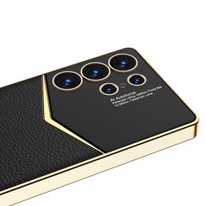 Para <span class=keywords><strong>Samsung</strong></span> S25 Ultra funda de teléfono con patrón de fibra de carbono estilo Jazz PU cuero ultrafino a prueba de golpes para S25P S25 - Product Image 2