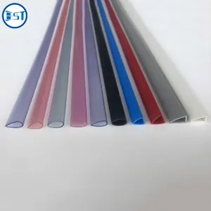 Perfil ranurado de plástico en forma de triángulo extruido, carpeta de archivos de pvc de colores