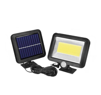 Lampes solaires murales d'extérieur avec détecteur de mouvement, étanches IP65, lumière de porche solaire séparable, cordon de 16,4 pieds, lumière de sécurité