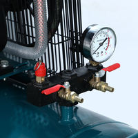 Meilleur Prix 200L Réservoir Essence Compresseur D'air Industriel Portable Type Piston avec Moteur À Essence 220V Lubrifié Air Refroidi