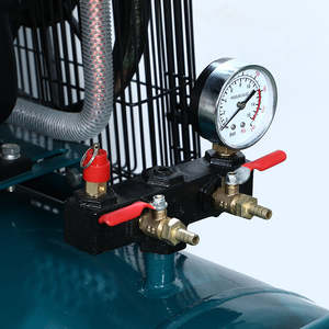 ガソリン200Lタンクガソリン工業用エアコンプレッサーポータブルピストンタイプガソリンエンジン220V潤滑空気冷却 - Product Image 6