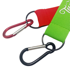 Sangle de poignet personnalisée pour sports de plein air avec logo imprimé, cordon en nylon pour clés et sac à dos, cordon court en polyester avec mousqueton - Product Image 2