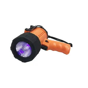 Waterproof Floatable 395NM UV Flashlight Handheld Rechargeable High Power LED UV Spotlight
