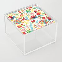 MY Haute Qualité Usine OEM ODM Boîte Acrylique Personnalisée avec Impression de Motifs Petites Boîtes Acrylique Artistique pour Bonbons Alimentaires