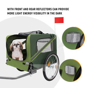 New Design Kids Bicycle Trailer Collapsible <b>Dog</b> Pet <b>Bike</b> <b>Carrier</b> Factory Foldable Pet <b>Bike</b> <b>for</b> Sale - Product Image 3