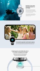 Nuevo AMOLED AM35 1,32 pulgadas moda ultrafino 6MM-7MM SmartWatch ChatGpt Salud Femenina señoras reloj inteligente impermeable para mujeres - Product Image 6