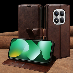 เคสโทรศัพท์แบบพับป้องกันการตก ทำจากหนัง PU พร้อมช่องใส่บัตร สำหรับ <span class=keywords><strong>Redmi</strong></span> Note 16/15/14 และ 16C/<span class=keywords><strong>A8</strong></span> ซีรีส์ ป้องกันได้อย่างเต็มรูปแบบ - Product Image 5