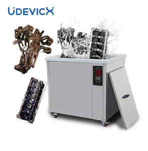 Nettoyeur à ultrasons industriel 48kHz, réservoir de trempage pour <span class=keywords><strong>carburateur</strong></span> turbo de pièces automobiles semi-automatique à tirage lent 88L - Product Image 5