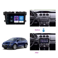 Lecteur multimédia Android pour voiture Jiawell 9 pouces, autoradio GPS, Carplay, Android Auto, WIFI, écran tactile, lecteur DVD pour Mazda CX7 2007-2014