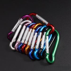 Non. Mousqueton en alliage d'aluminium en forme de gourde, couleur rouge, crochet rapide, porte-clés, usage universel, charge maximale de 2 kg - Product Image 5