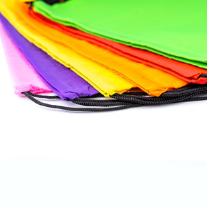 Mochilas de viaje impermeables duraderas reutilizables personalizadas Bolsa con cordón personalizada de poliéster con logotipo - Product Image 2