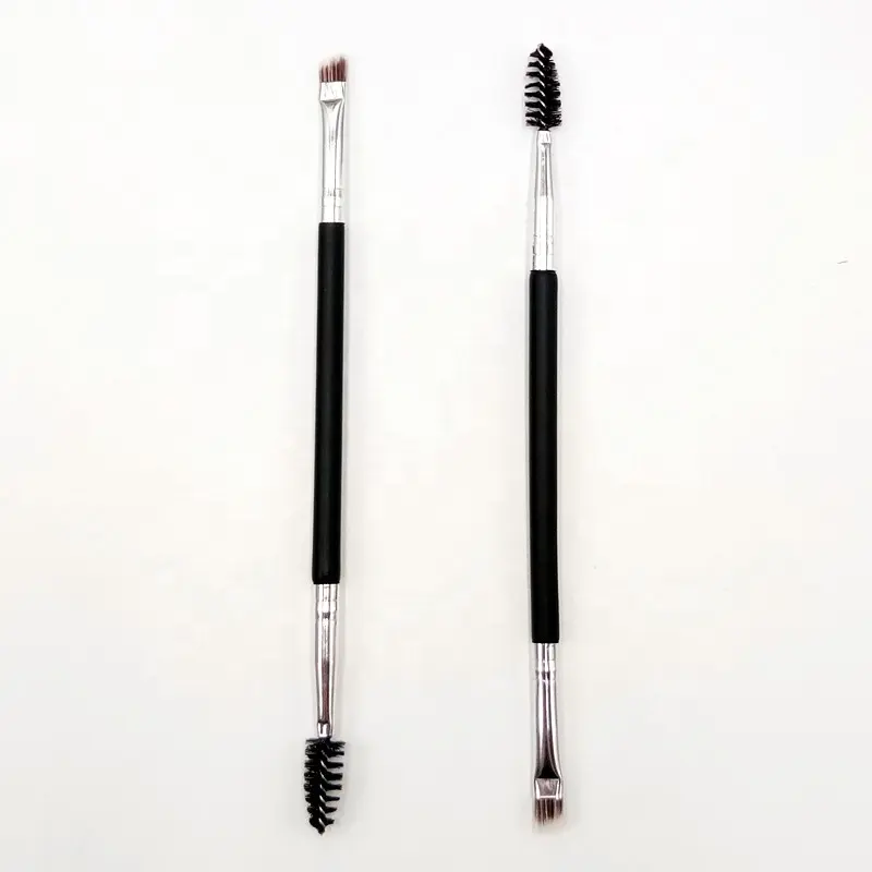 Abgewinkelte doppelseitige Augenbrauen bürste Dual Eyebrow Brush Spoolie Brush