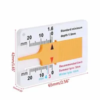 Compteur de profondeur pour pneus de moto, jauge de profondeur, jauge, outil de mesure de roue, fournitures de mesure