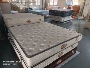 Colchón de muelles de <span class=keywords><strong>espuma</strong></span> para hotel, cama de tamaño king o queen, 5 estrellas, 26cm de altura - Product Image 2