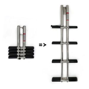 <span class=keywords><strong>Escalera</strong></span> DE <span class=keywords><strong>BUCEO</strong></span> telescópica antideslizante de acero inoxidable de 4 escalones <span class=keywords><strong>para</strong></span> hardware marino nuevo yate pesca barco lancha rápida Accesorios - Product Image 1