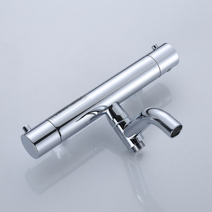 Robinet thermostatique de bain-douche à corps chromé avec cartouche céramique et levier unique - Product Image 3