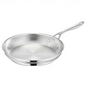 Poêle intelligente en acier inoxydable non revêtu Jamie <span class=keywords><strong>Oliver</strong></span> pour cuisinière à induction 28 cm, base à fusion thermique, poignée rivetée recyclable - Product Image 2