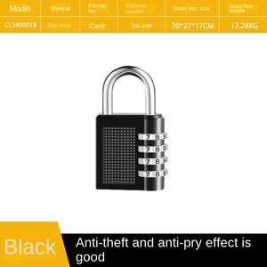 4-Digit Zinc Alloy Password <strong>Lock</strong> In-Stock for Amazon <strong>Mechanical</strong> Gym Cabinet and Big Door <strong>Lock</strong> for Hotels Wholesale - Product Image 6