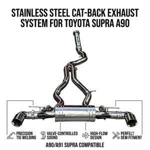 Vortex SS304 Valved Catback Exhaust for Toyota GR Supra A90 A91 3.0L B58 Turbo Performance Racing Muffler System <b>Kit</b> - Product Image 1