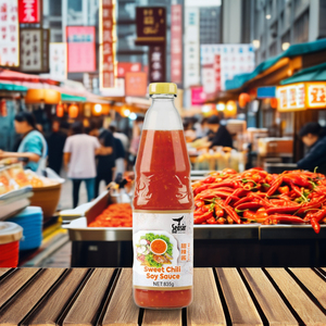 Gaya Jepang saus bumbu pedas saus cabai manis 710g dalam botol hewan peliharaan - Product Image 2