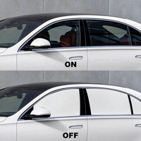 Großhandel Smarte Autofensterfolie Schwarz PDLC Smart Film für Autofenster PDLC Smart Film Autos Fernbedienung Nummernschildrahmen