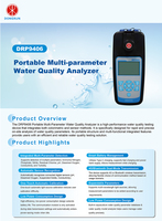 Kit d'analyseur numérique portable de la qualité de l'eau - Test multi-paramètres pour aquarium, piscine et laboratoire