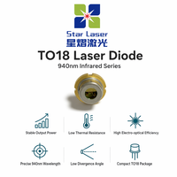 Diodo Láser Infrarrojo QSI QL94J6SX 940nm 50mW TO5.6 5.6mm LD para Sensor, Módulo Óptico Industrial
