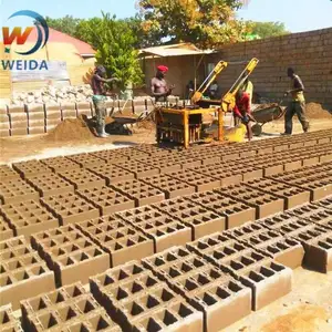 Içi boş tuğla yapma makinesi/çimento kilitleme tuğla yapma makinesi/blok makinesi çin'de yapılan