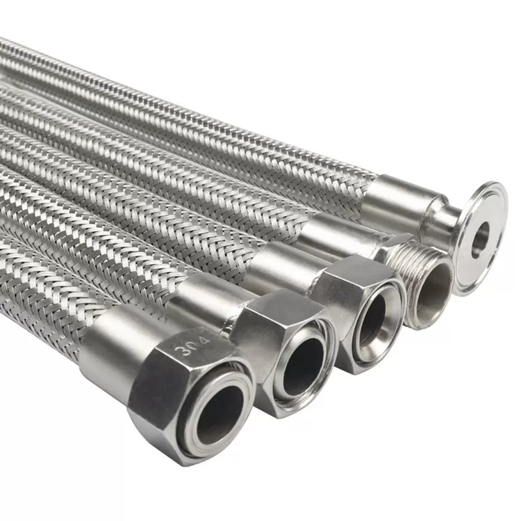 thumbnail image 2 of Stainless Steel Air Compressor Hose – Flexible, Durable & Leak-Free Replacement 2 of 12