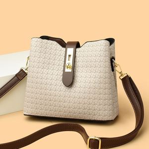 Bolso Bandolera de PU de Alta Calidad, Modelo 2025, con Patrones Geométricos Modernos, Gran Capacidad.505 - Product Image 4
