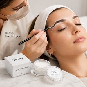 Viduer Crème Pigmentée Blanche pour Mappage des Sourcils Marque Privée, Résistante à l'Eau et à la Transpiration, pour la Conception des Sourcils, Microblading et Maquillage Permanent - Product Image 5