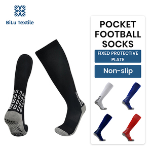 Biểu Tượng Tùy Chỉnh Nhanh Chóng Khô Mồ Hôi Thấm Không-Trượt Thiết Kế Biểu Tượng Người Đàn Ông Của Thể Thao Thoáng Khí Bóng Đá Bóng Đá Dài Đầu Gối Cao Grip Vớ - Product Image 1