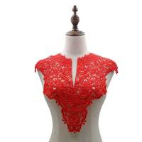 100% coton broderie Crochet dentelle col col pour vêtement en gros L02
