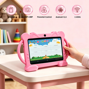 Custodia per Tablet con Supporto da Manubrio 7" Android 12 MTK 2GB 32GB Angolo Regolabile Videoconferenze a Mani Libere WiFi FM Type-C per Bambini - Product Image 6