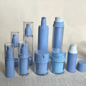 Flacone Airless in Plastica con Pompa per Cosmetici, Siero, Lozione, Spray, 30ml 50ml 100ml 150ml, Tappo Rotondo in PP AS PS - Product Image 2