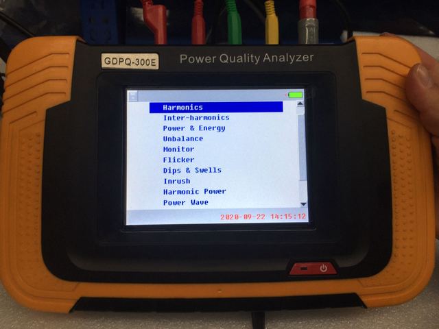 HVHIPOT GDPQ-300E 3 Phase Handheld Touch Screen Power Quality Analyzer PQA