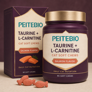 PEITEBIO <span class=keywords><strong>Taurine</strong></span> L-Carnitine Friandises à mâcher pour chats pour une nutrition quotidienne des chats Saveur saumon 90 - Product Image 4