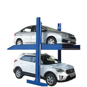 CE omologato 2-Post idraulico Stacker auto sollevatore parcheggio meccanico per apparecchiature di parcheggio auto