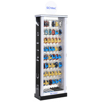 Caja acrílica personalizada, Cable USB de carga rápida, sincronización de transferencia de datos, Cable de alimentación de PVC con pantalla minorista para productos fuera de línea