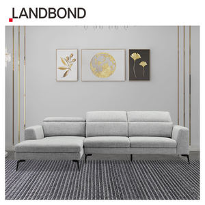 Muebles para el Hogar de Diseño Moderno Smart <span class=keywords><strong>Kd</strong></span>, Sofá Esquinero en Forma de L para Sala de Estar, Sala de TV, para Hotel y Villa - Product Image 1