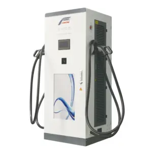 120KW DC EV Ladegerät CCS 1 2 Chademo Ocpp 1.6J CE Tuv OEM Elektroauto Ladestation mit 55 Zoll Media Player EV Ladegerät