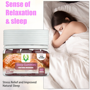 Private <b>Label</b> Sleep Gummies Functional Mushrooms with Melatonin Stress Relief Supplement Improves Natural Sleep Gummies - Product Image 5