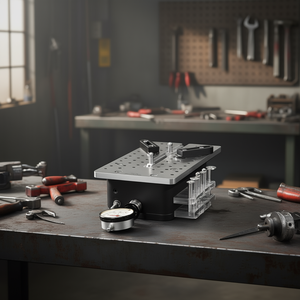 Ttake Control <b>Table</b> Precision Measuring Tool With Dial Indicator And Adjustable <b>Clamps</b> For Linear Position Sensing - Product Image 3