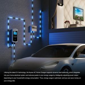 Estación de Carga para Vehículos Eléctricos Feyree de 7 kW, Corriente de Carga Autoequilibrada DLB para Estación Doméstica, Cargador Inteligente de CA con Aplicación WIFI - Product Image 2